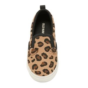 Old Navy | Toddler Leopard Kitty Slip On Shoes | size 9
